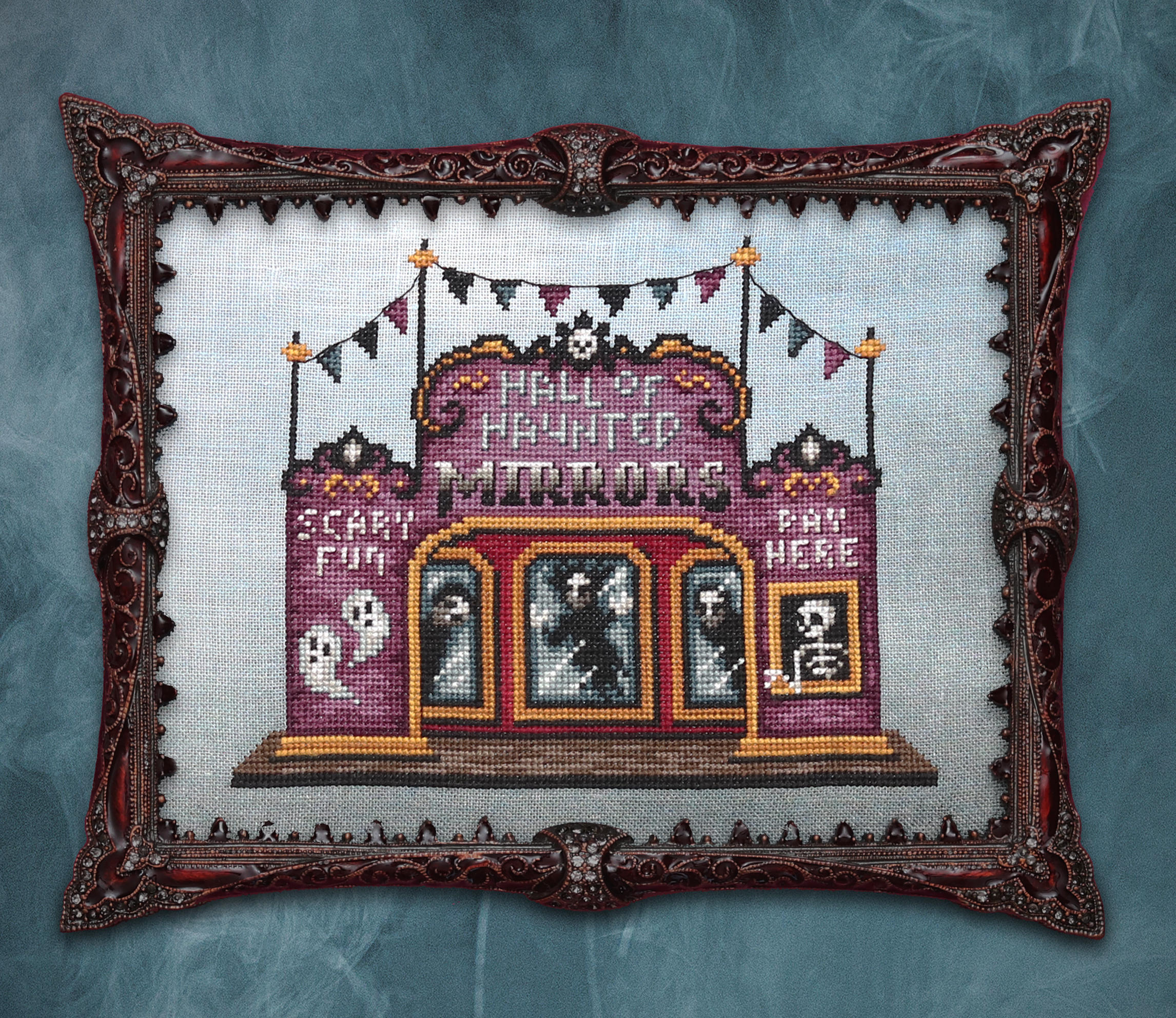 Hall of Haunted Mirrors - Cross Stitch Pattern
