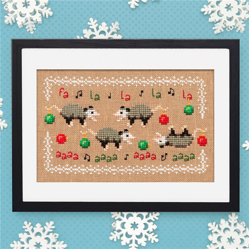Fa La Aaaa - Christmas Cross Stitch Pattern