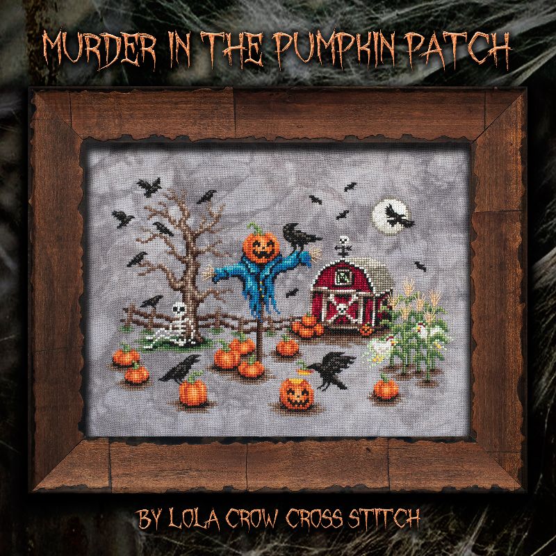 Murder in the Pumpkin Patch - Halloween Cross Stitch Pattern