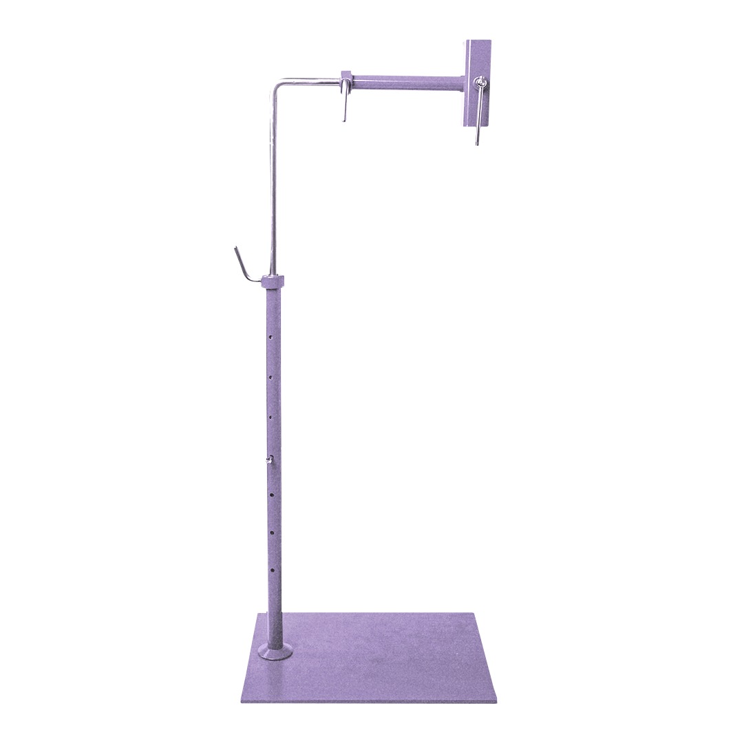 Lowery Pearl Color Workstand with Side Clamp, zoomed in. Select this picture to zoom back out.