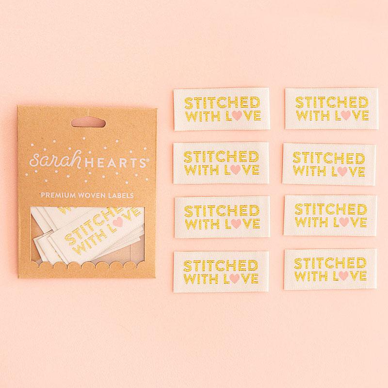 Sew in Labels Stitched w/Love 