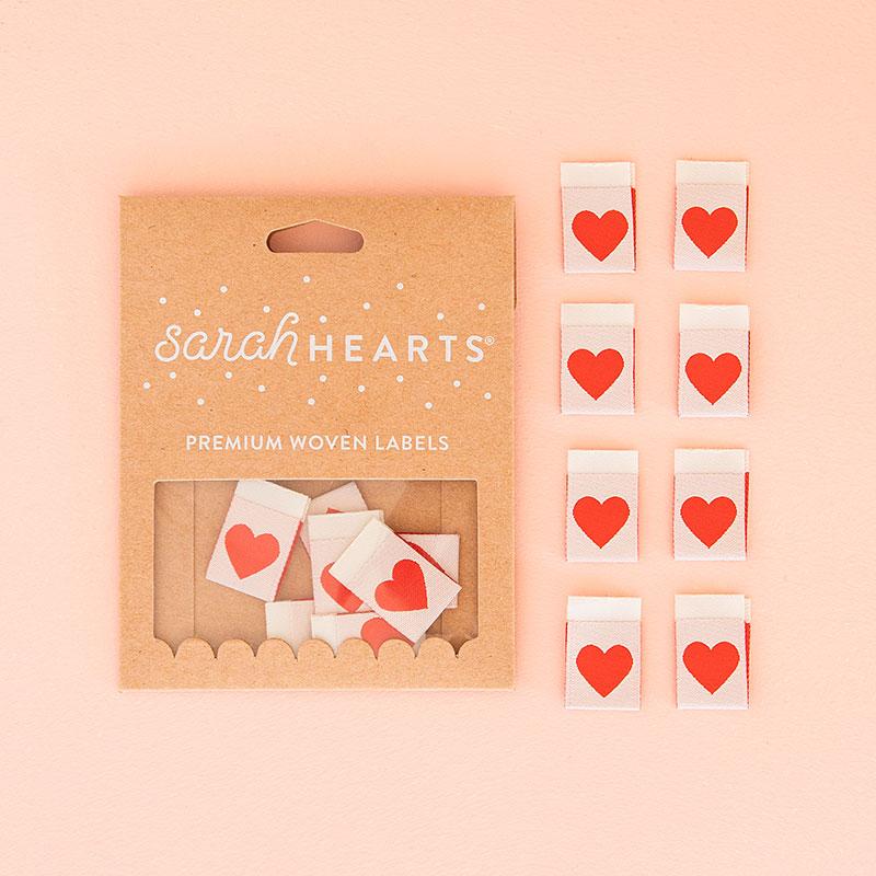 Sew in Labels Red Heart 