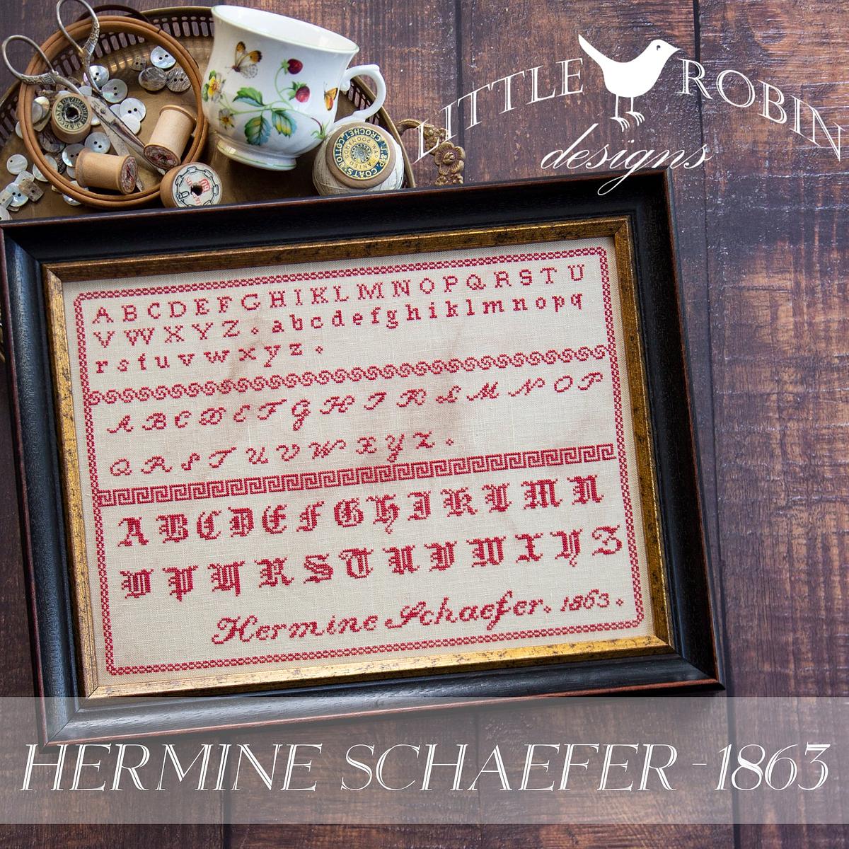 Hermine Schaefer 1863 - Cross Stitch Pattern