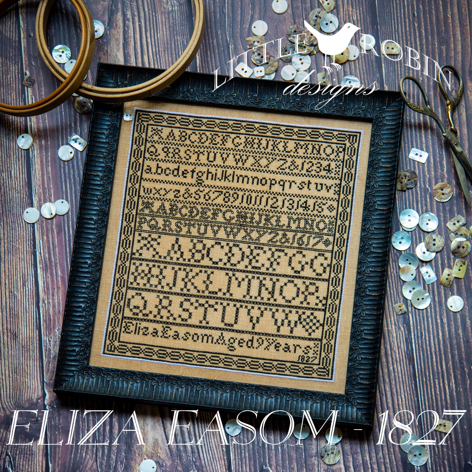 Eliza Easom 1827 - Cross Stitch Pattern