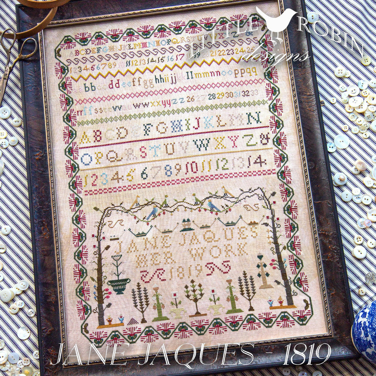 Jane Jaques 1819 - Cross Stitch Pattern