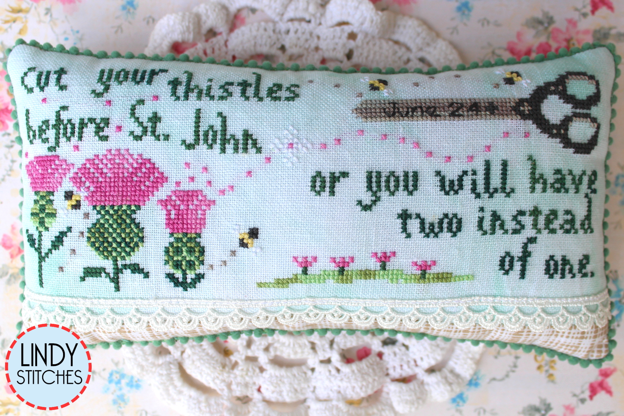 Cut Your Thistles - Cross Stitch Pattern