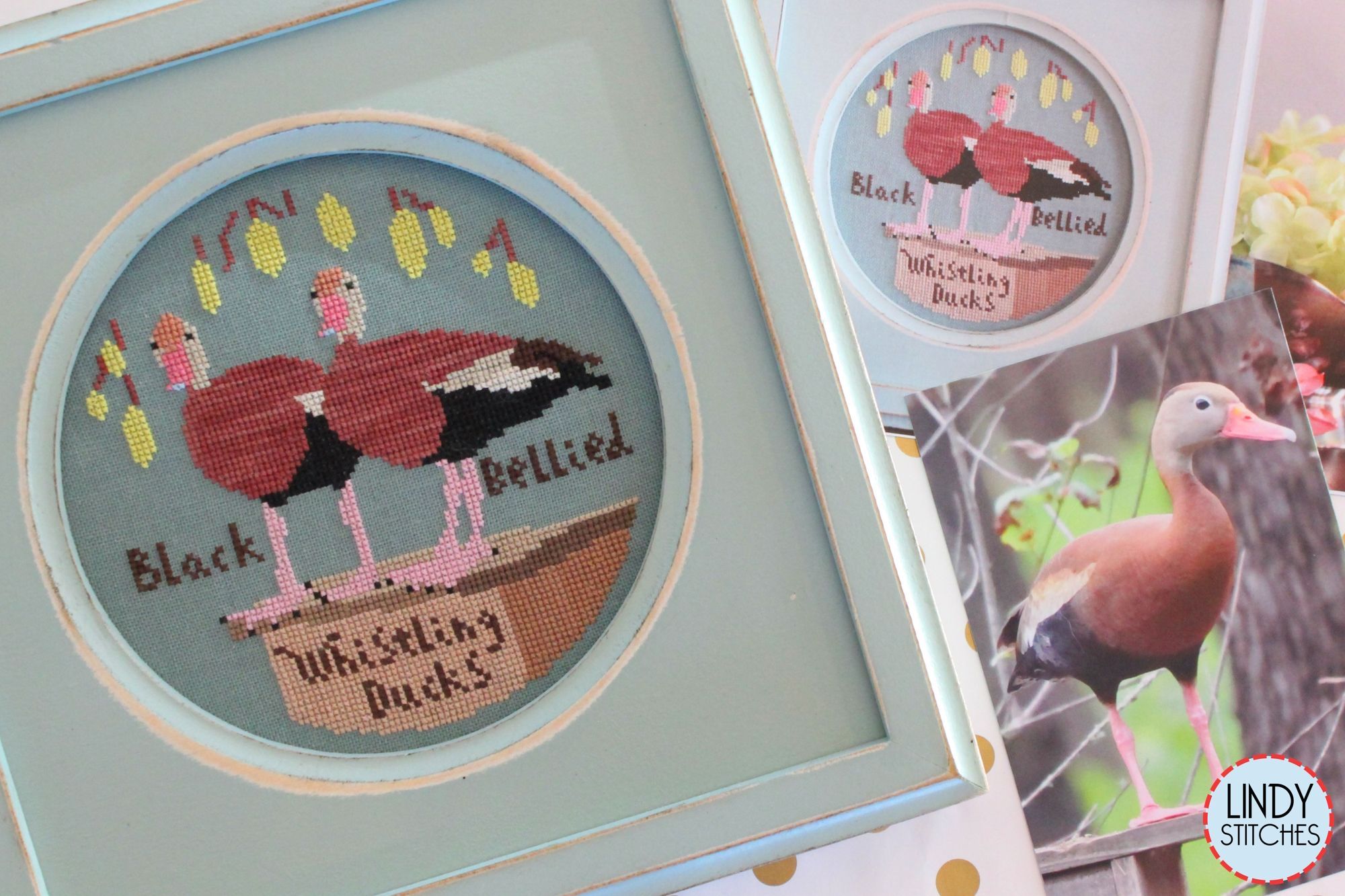 Black-Bellied Whistling Ducks - Cross Stitch Pattern