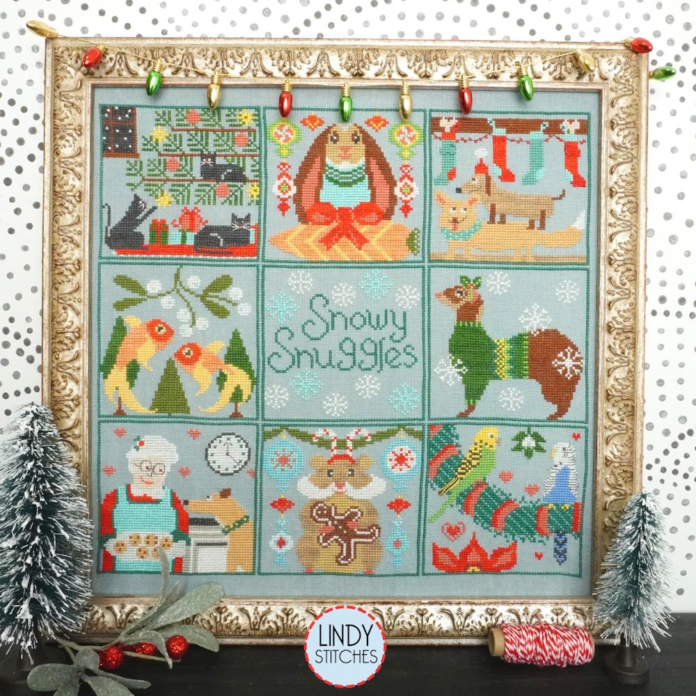 Snowy Snuggles Scrapbook 2 - Christmas Cross Stitch Pattern