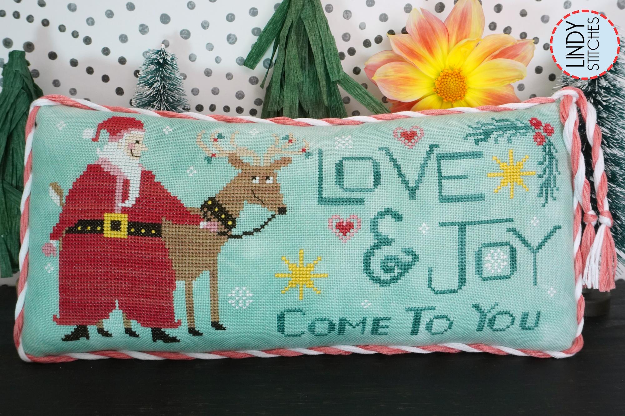 Love And Joy - Christmas Cross Stitch Pattern