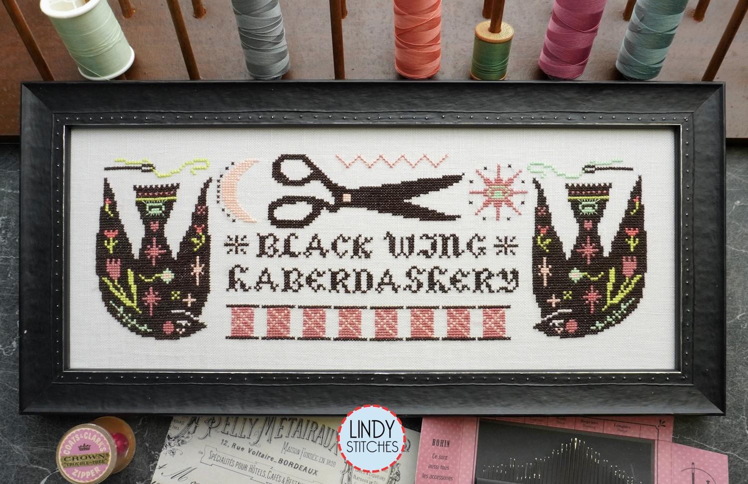 Black Wing Haberdashery - Halloween Cross Stitch Pattern