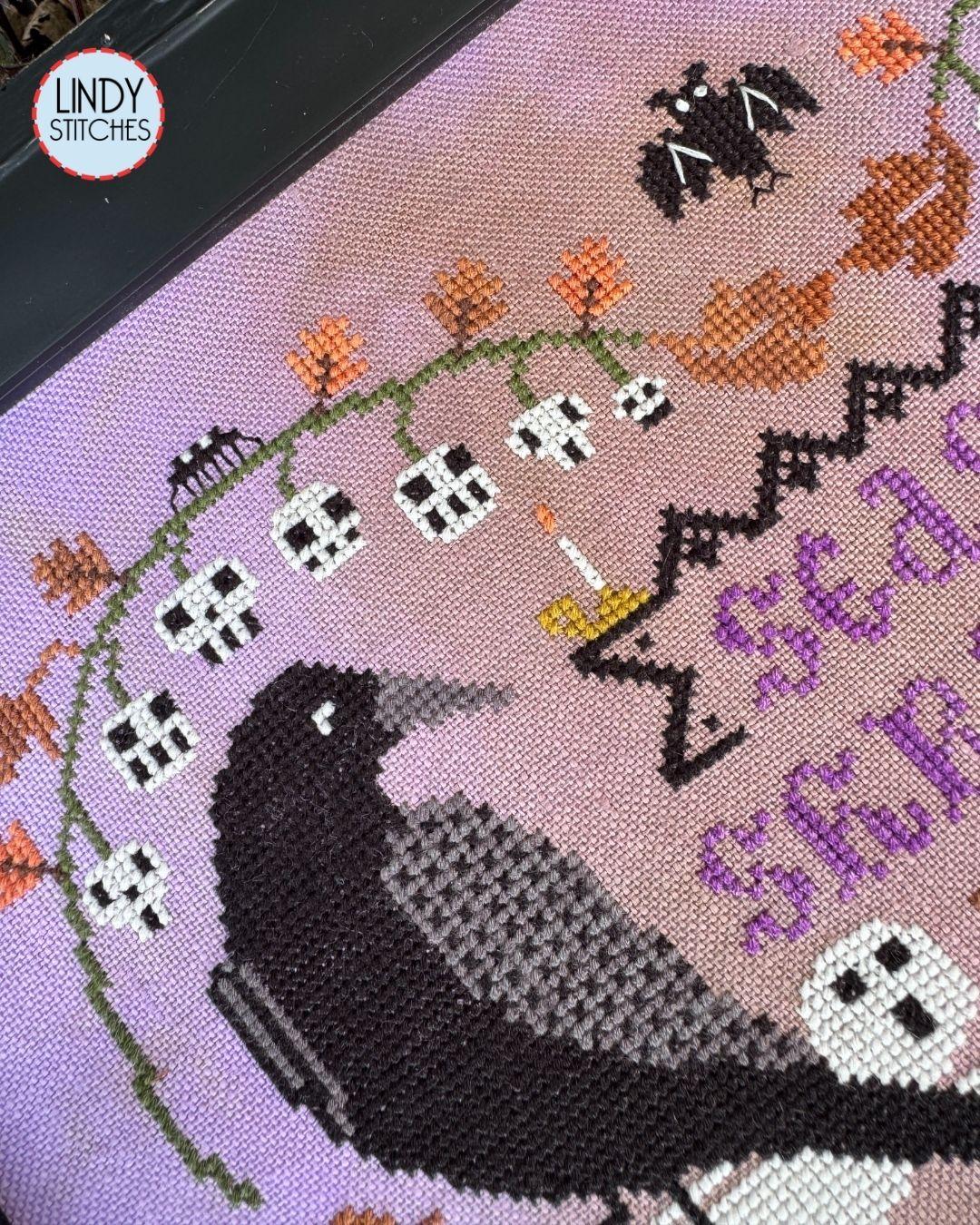 Season's Shriekings - Halloween Cross Stitch Pattern