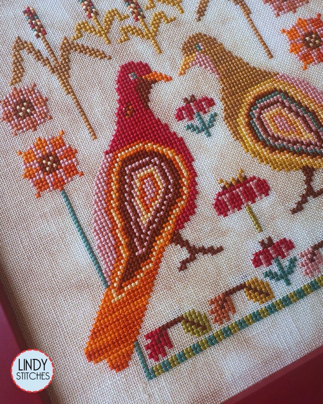 Pigeons in the Corn - Cross Stitch Pattern
