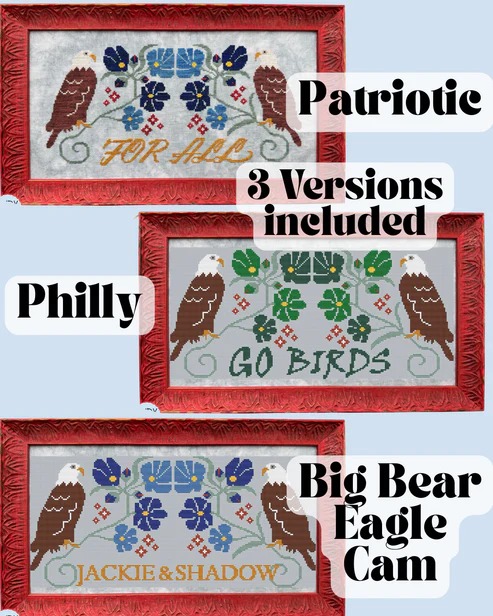 For All - Patriotic Cross Stitch Pattern