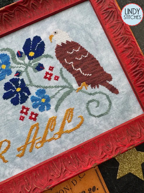 For All - Patriotic Cross Stitch Pattern