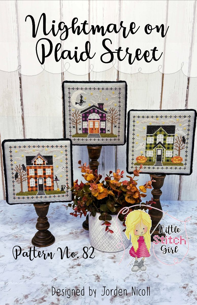 Nightmare on Plaid Street - Cross Stitch Pattern