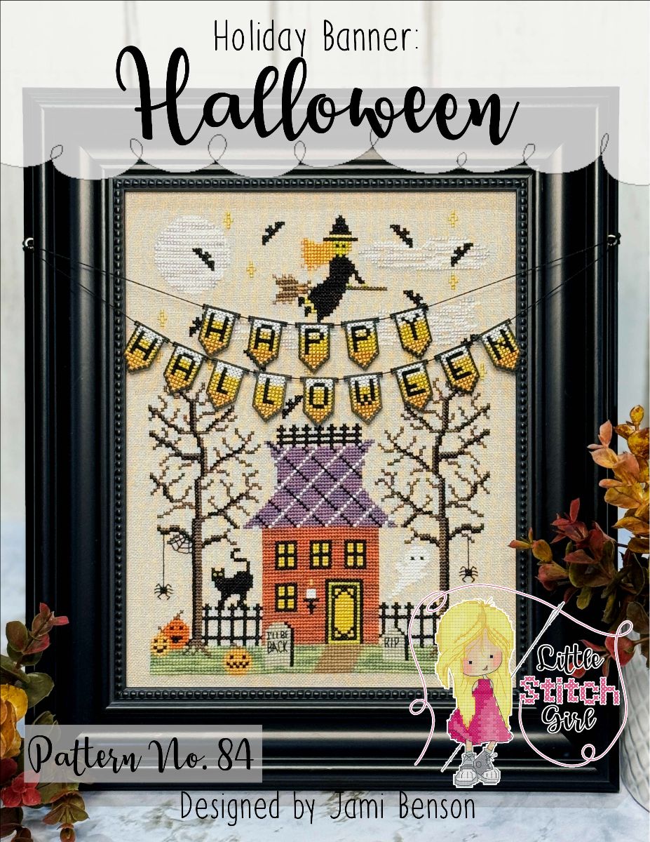 Holiday Banner: Halloween - Cross Stitch Pattern