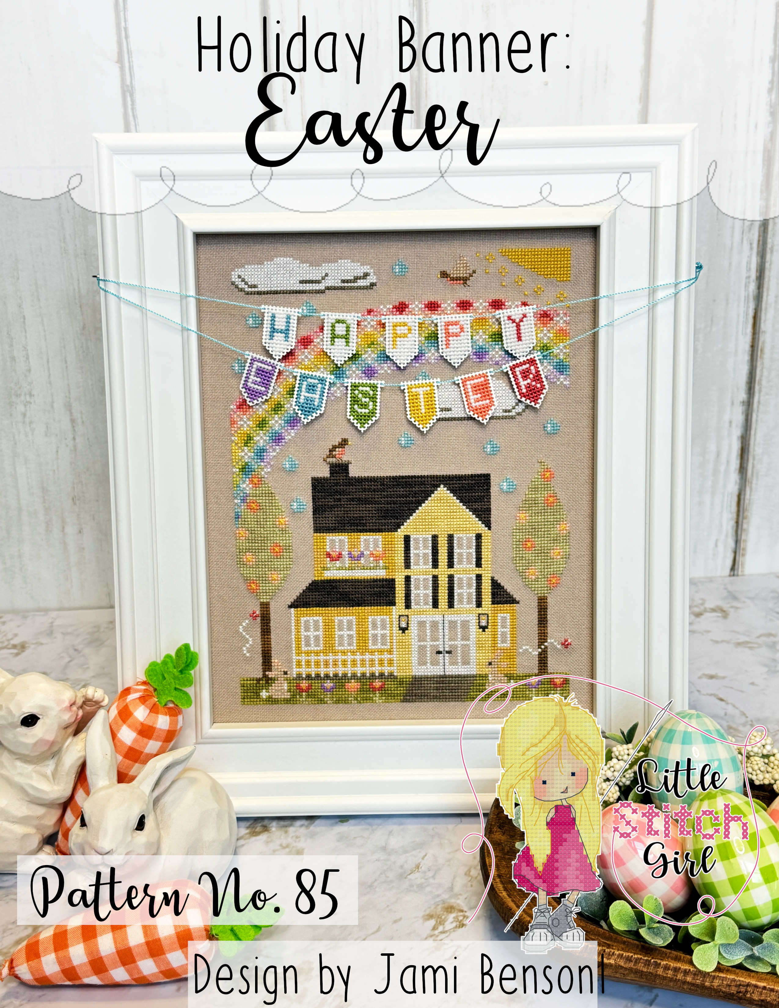 Holiday Banner: Easter - Cross Stitch Pattern