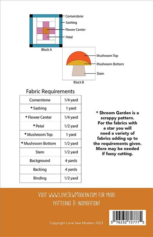 Shroom Garden - Quilt Pattern