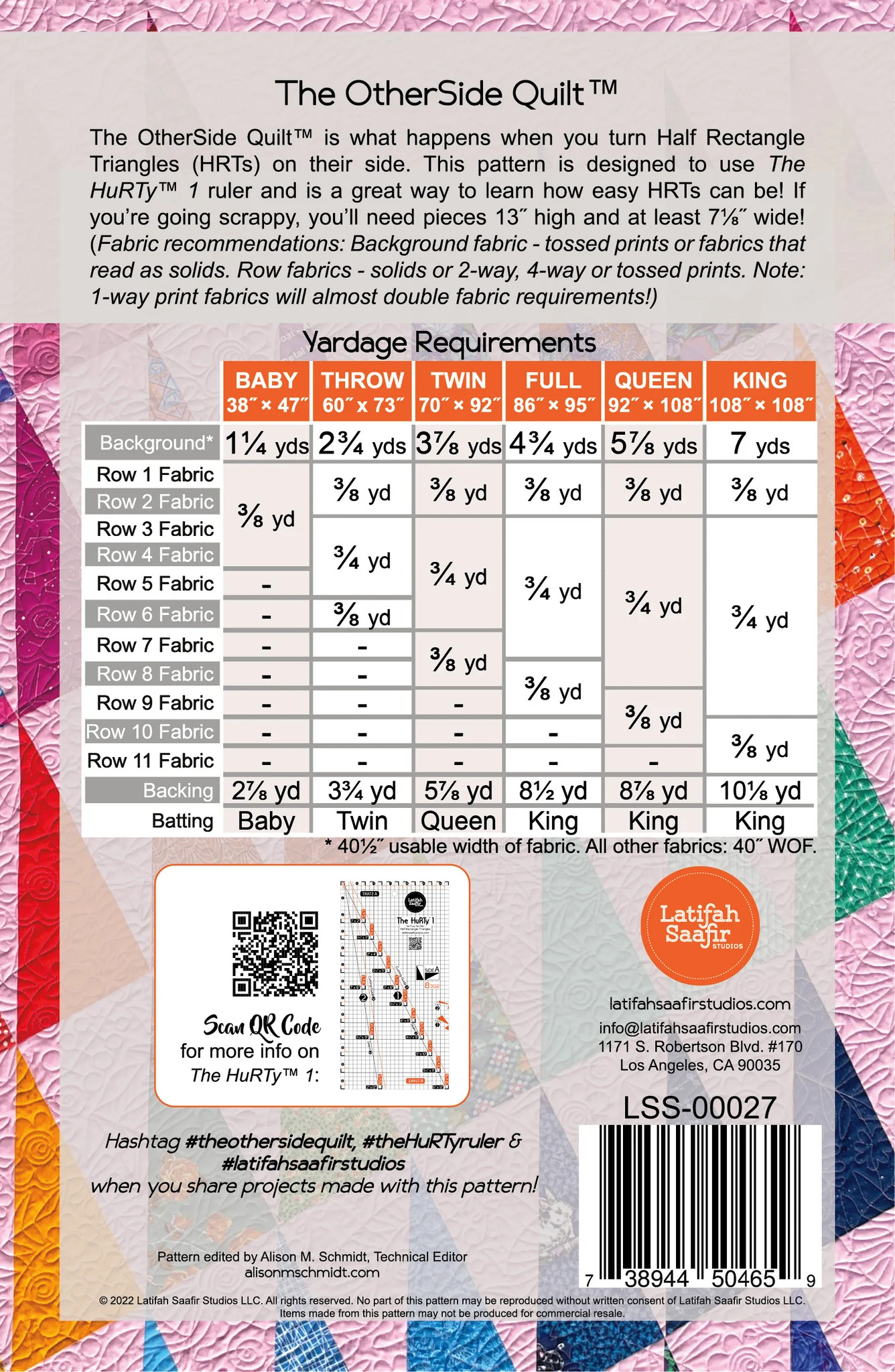 The Other Side - Quilt Pattern