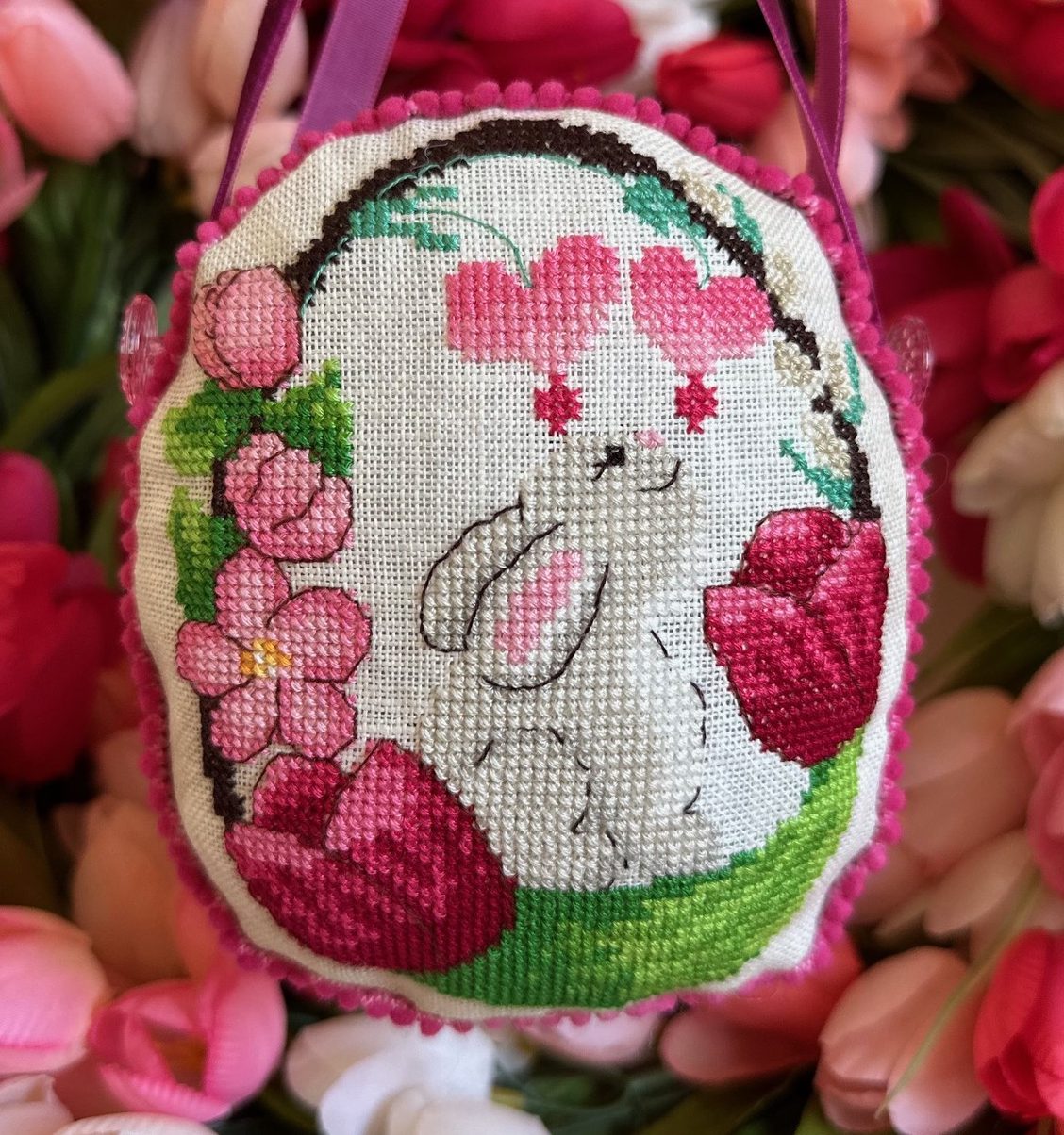 Flora's Basket - Cross Stitch Pattern