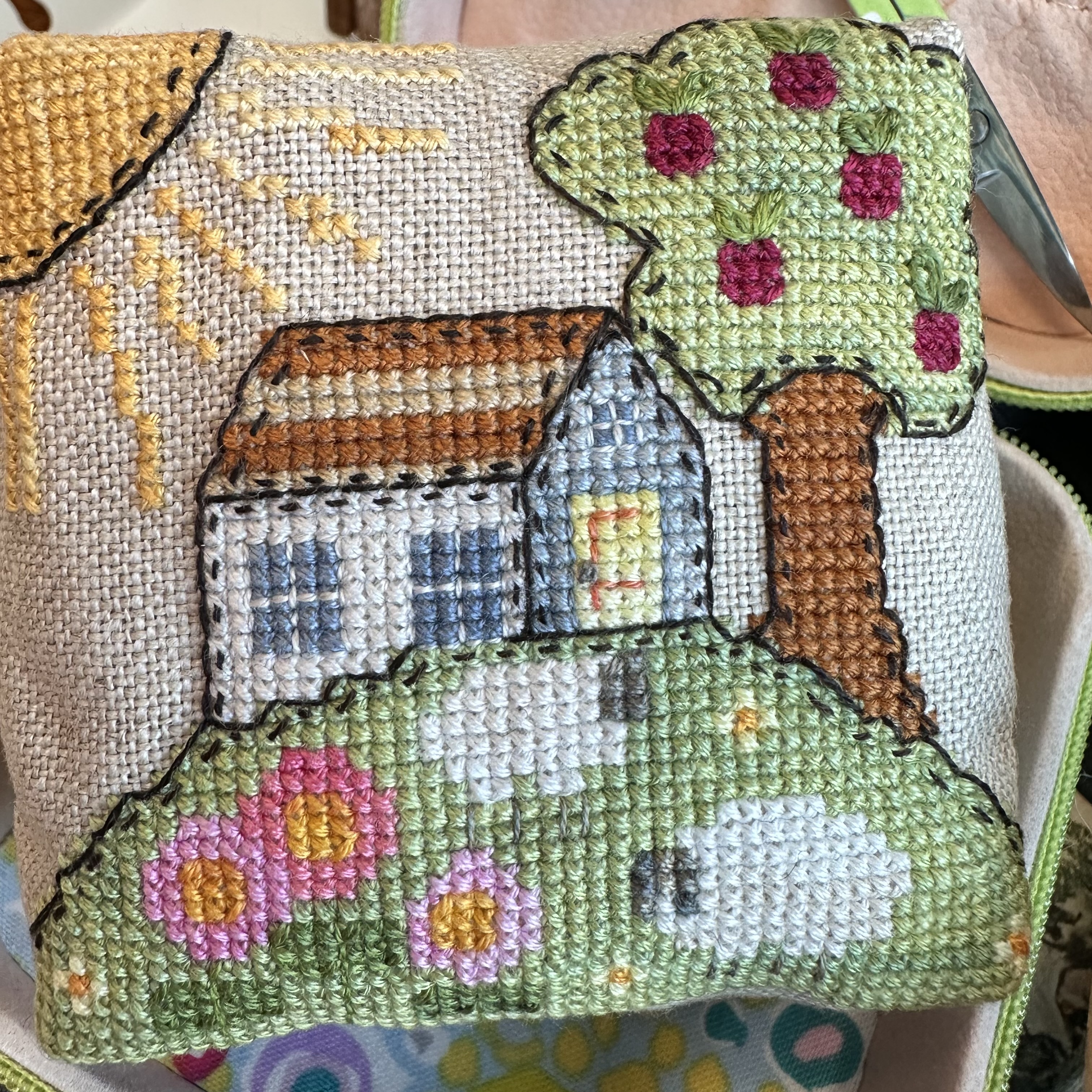 Sunnyside Farm Pin Keep - Cross Stitch Pattern