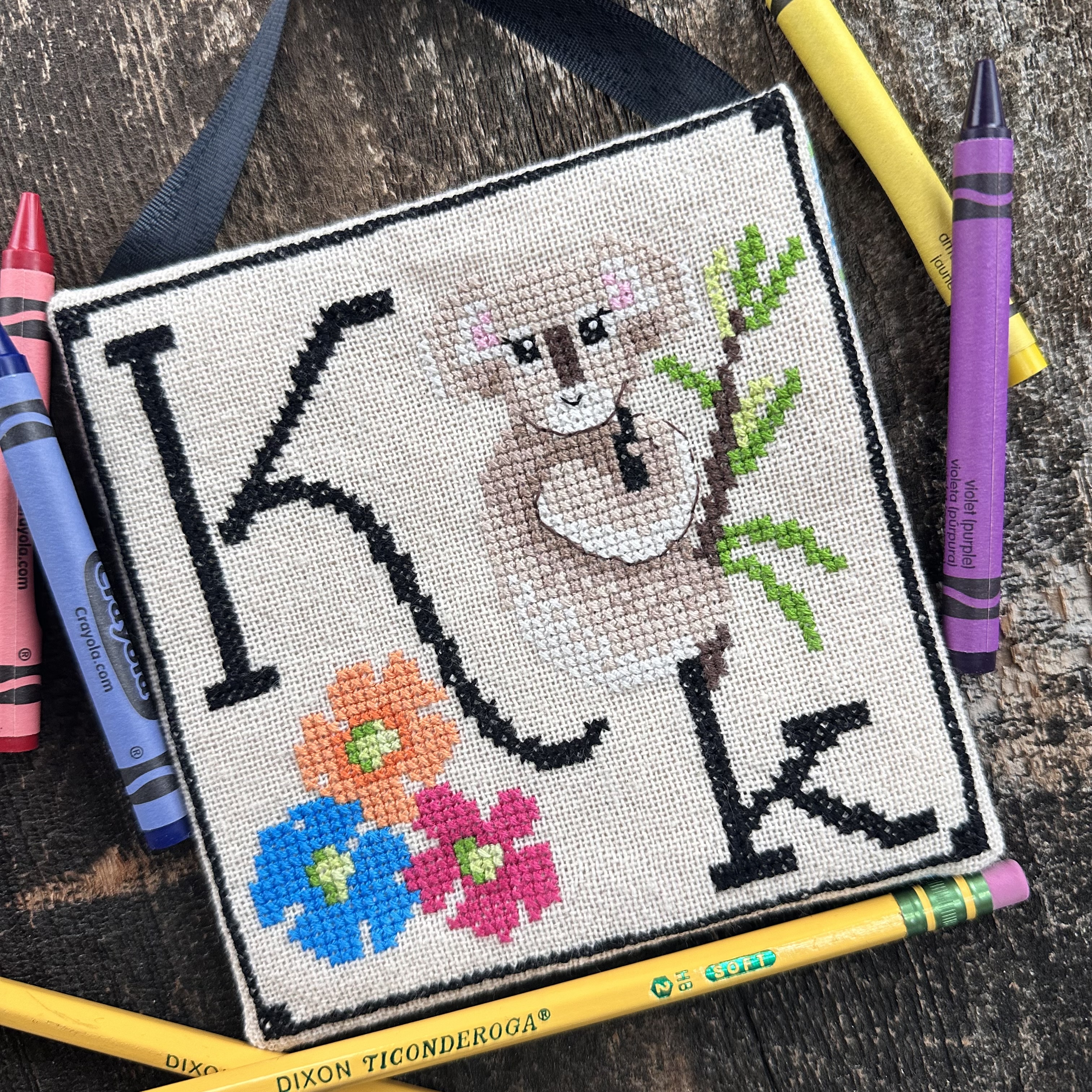 Animal Alphabet Series-Katie Koala - Cross Stitch Pattern