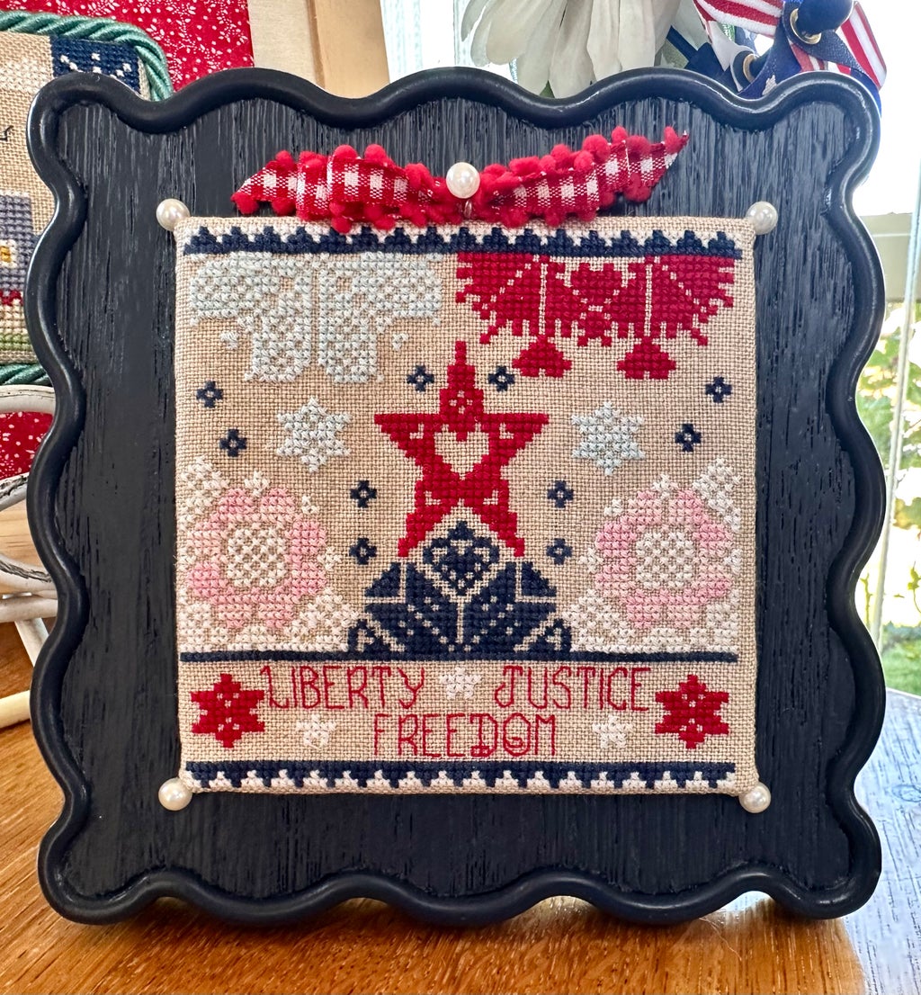 Quaker Freedom - Patriotic Cross Stitch Pattern