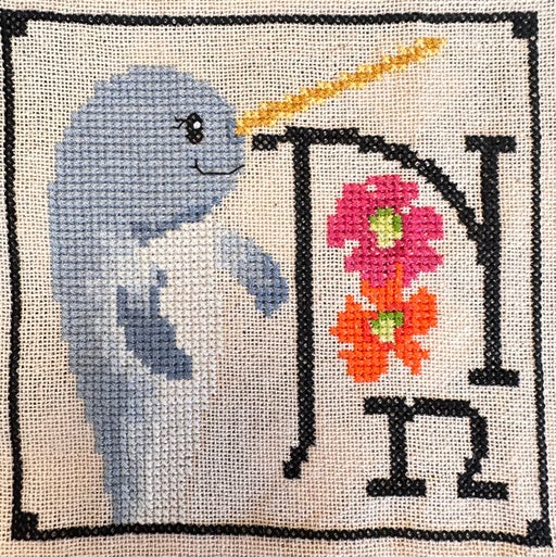 Nellie Narwhal - Cross Stitch Pattern