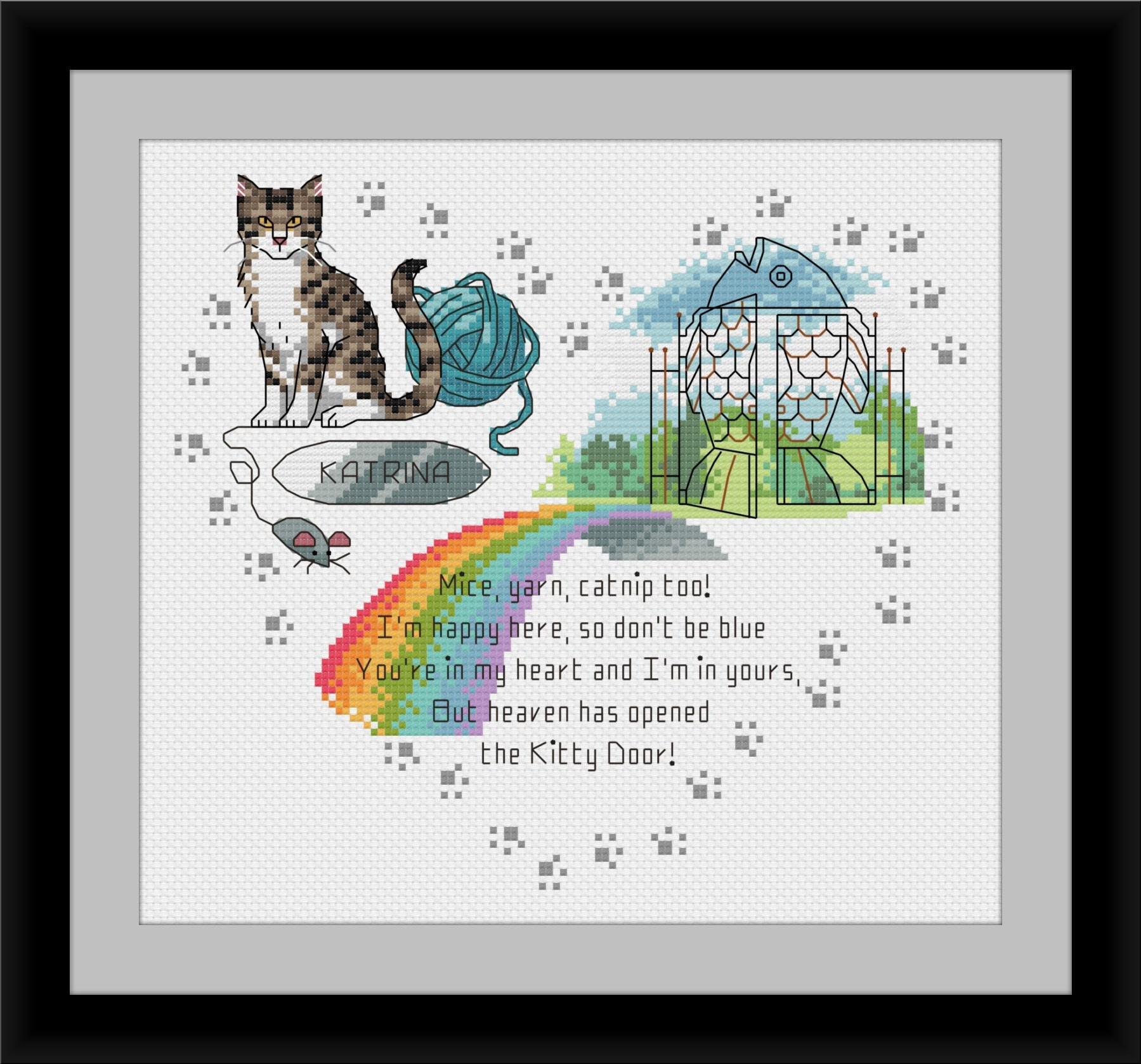 Heaven's Kitty Door (Brown & White Tabby)