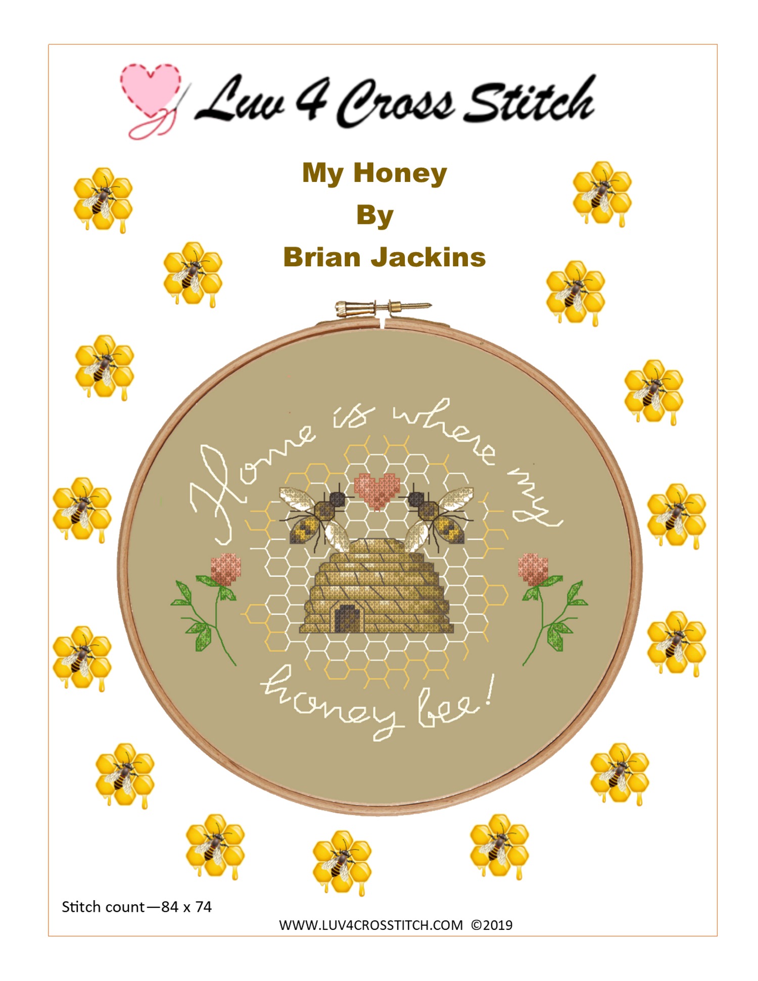 My Honey - Cross Stitch Pattern