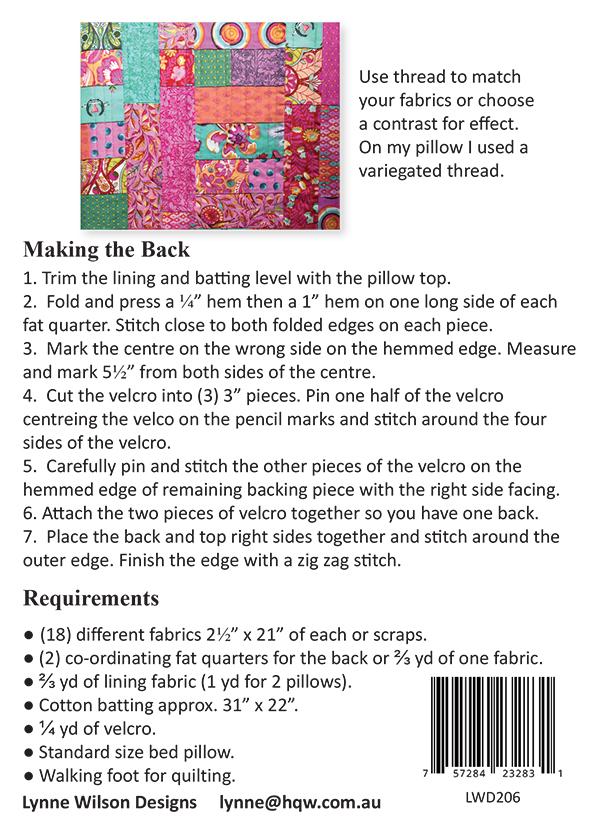 Snuggle Pillow - Quilt Pattern