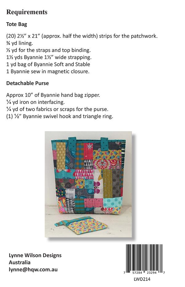 Everyday Tote - Quilt Pattern