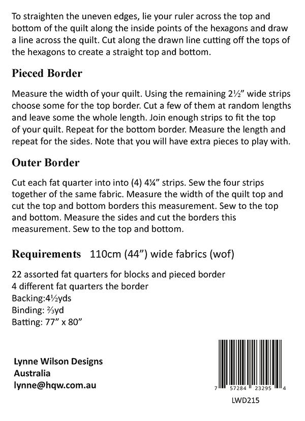 Hexagon Magic II - Quilt Pattern