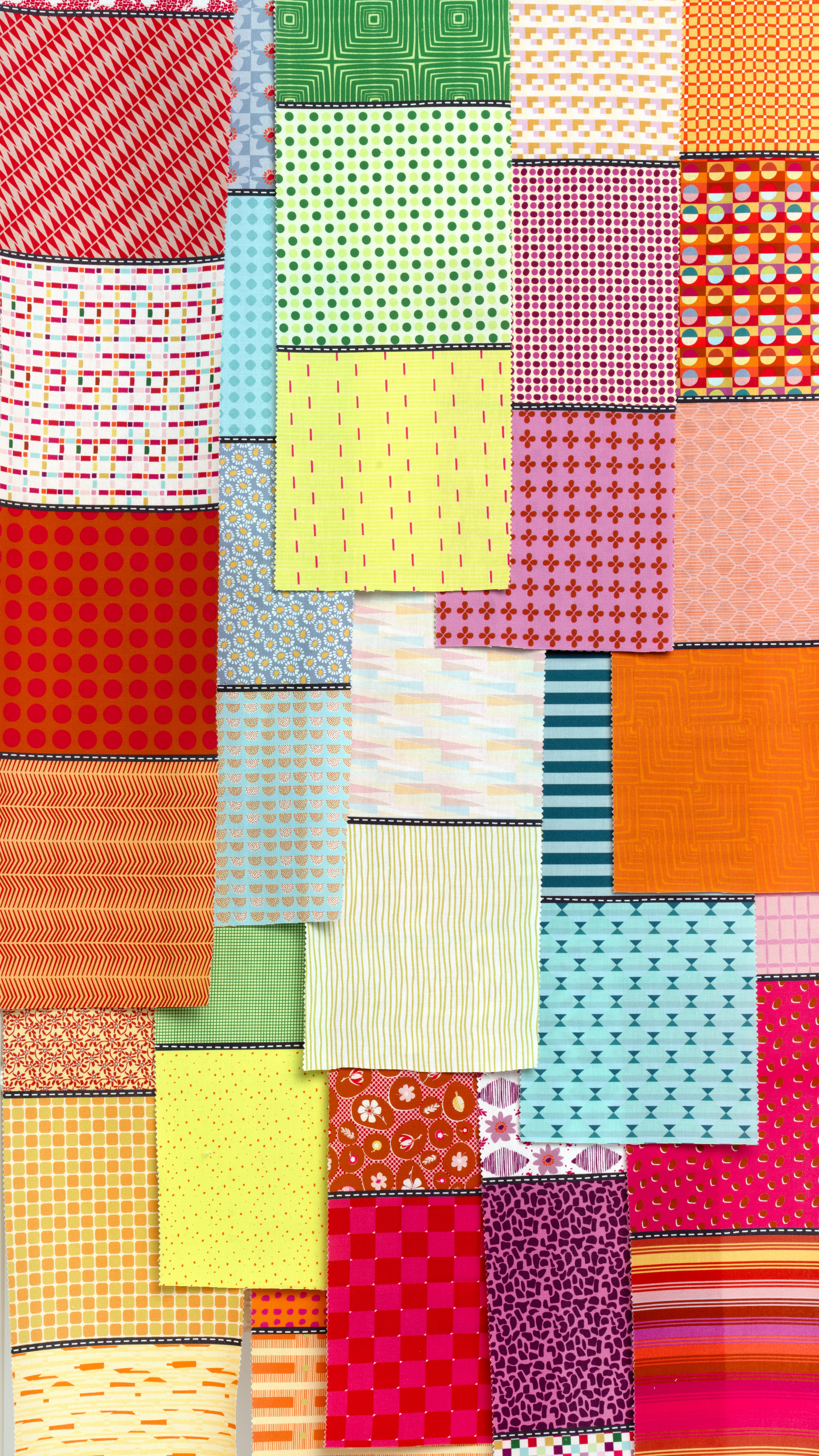 Lollie Jar Green - Quilt Fabric, different perspective #1, zoomed in. Select this picture to zoom back out.