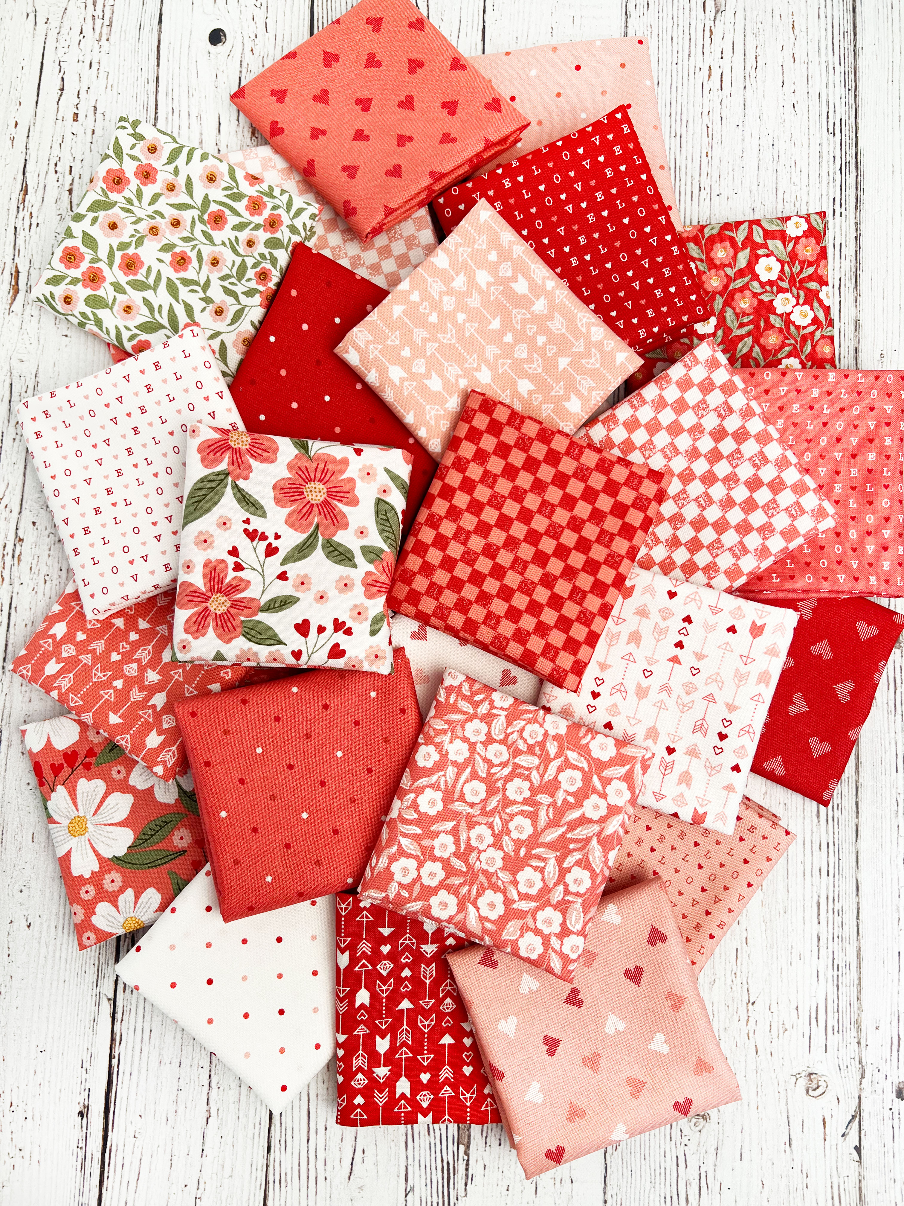 Love Blooms Flowers - Blush - Quilt Fabric