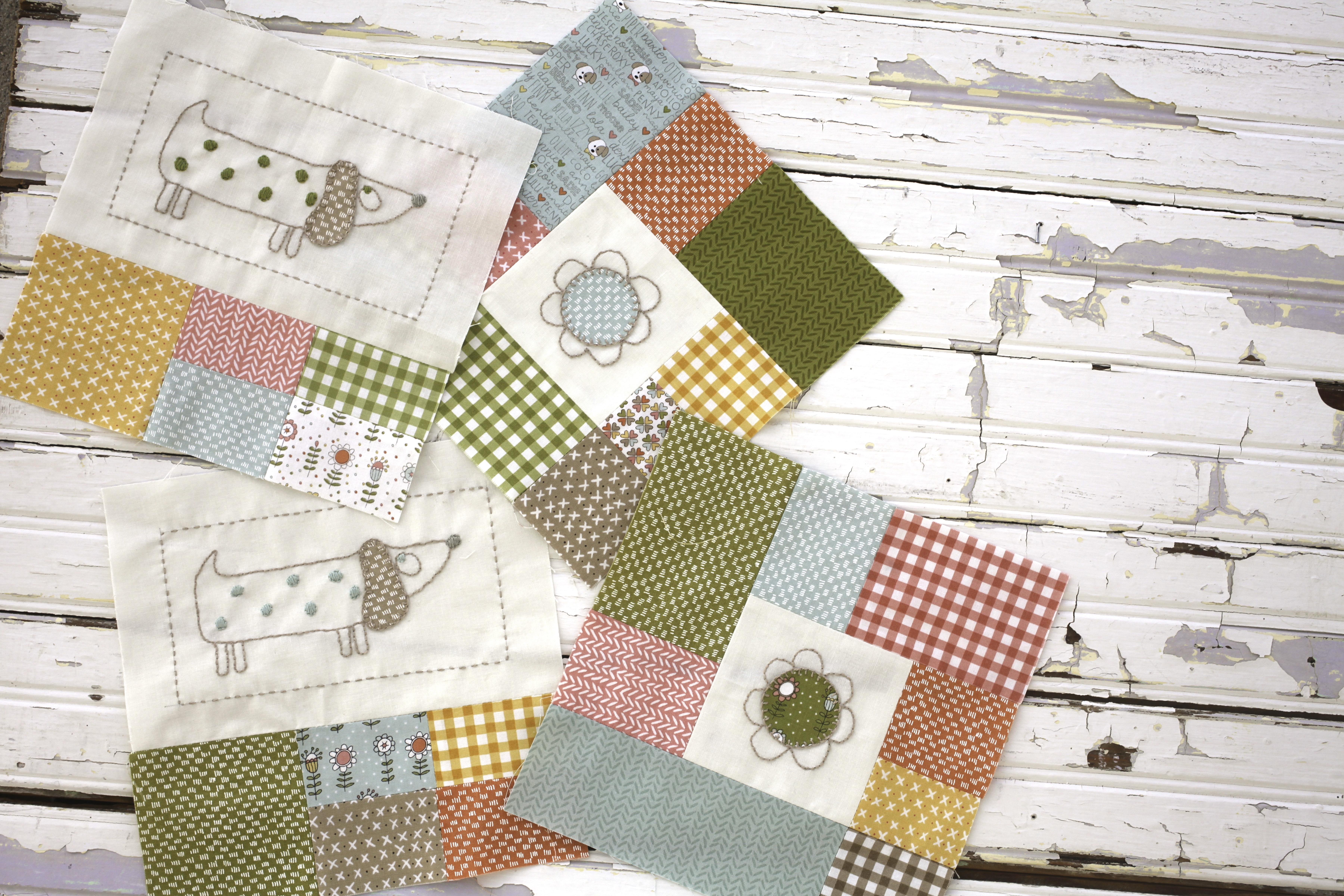 Lucky Xs and Os Sun - Quilt Fabric