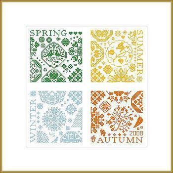 Sampler 4 Seasons - Cross Stitch Pattern