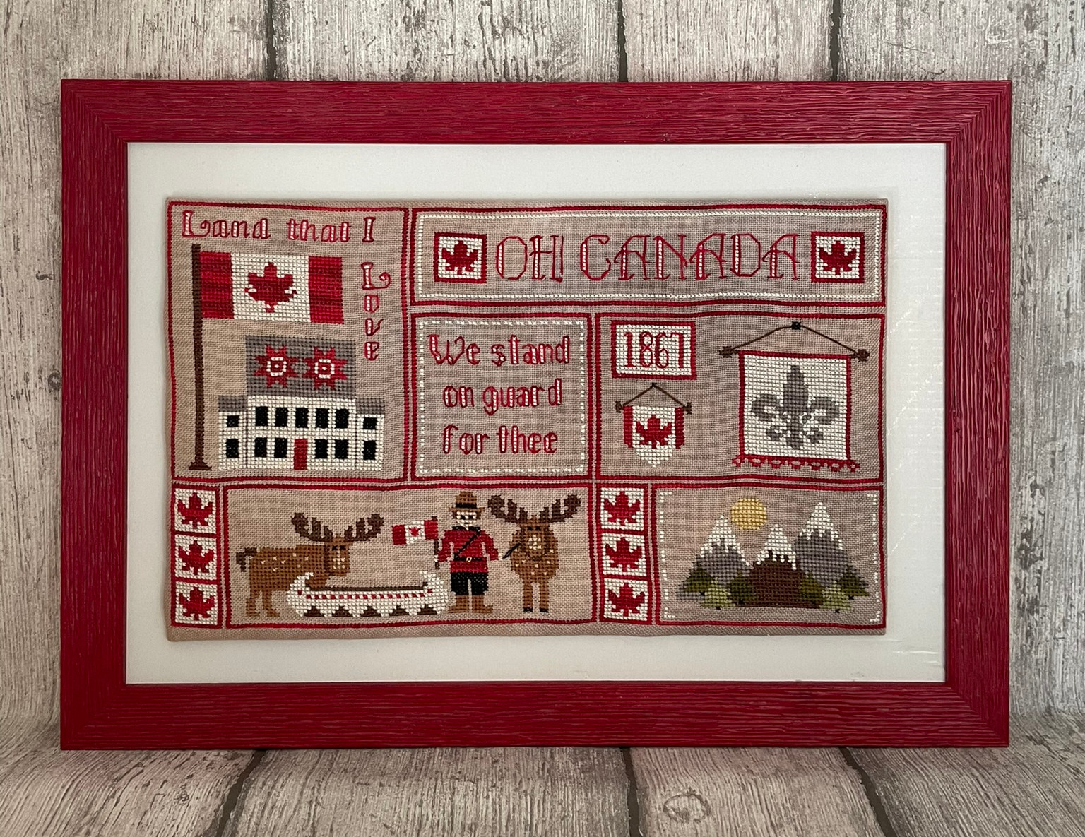 We Stand On Guard - Patriotic Cross Stitch Pattern