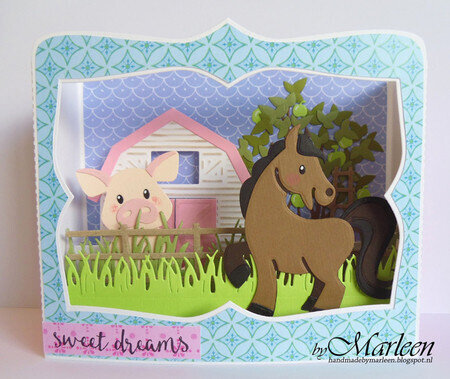 Box Card - Marianne Design Craftables Dies