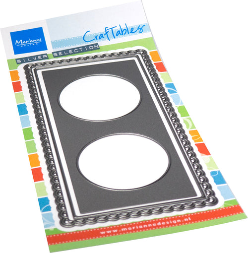 Mini Slimline 2 Circles - Craft Die