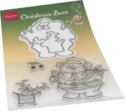 Hetty's Christmas Bear - Stamp and Die Set