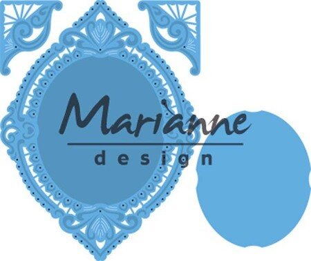 Petra's Oval and Corners - Marianne Design Creatables Dies