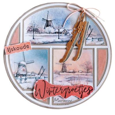 Dutch Ice Skates - Creatables Craft Die