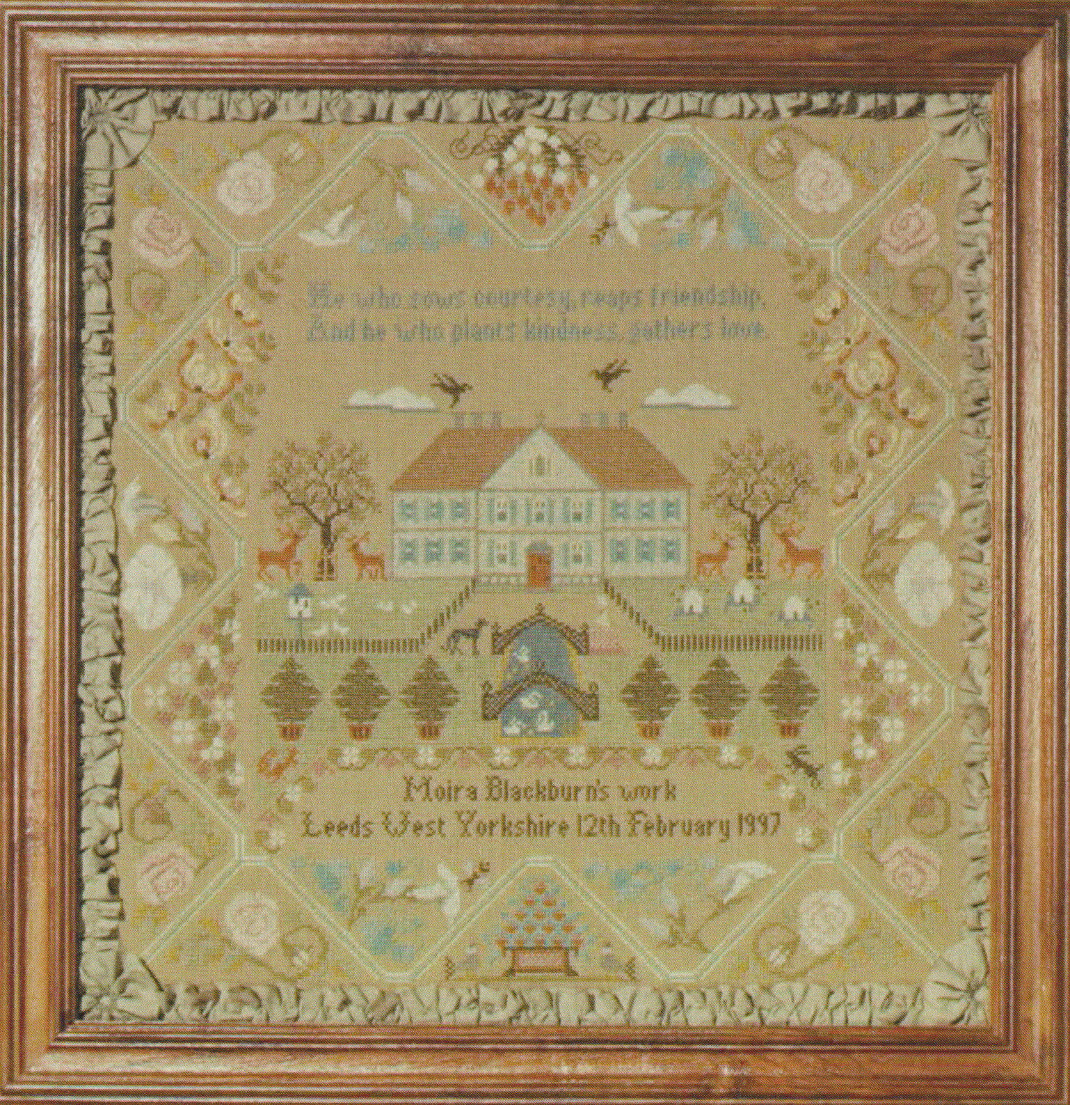 Bee Hive Sampler - Cross Stitch Pattern