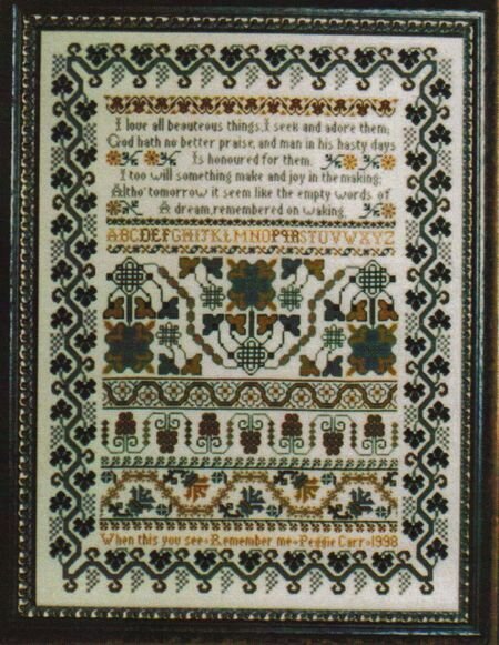 Remember Me Sampler - Cross Stitch Pattern