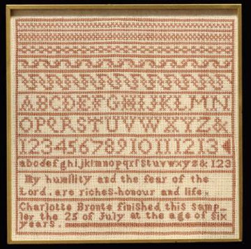 Charlotte Bronte Sampler - Cross Stitch Pattern