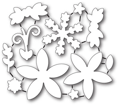 Memory Box Poinsettia Surprise - Christmas Die Set