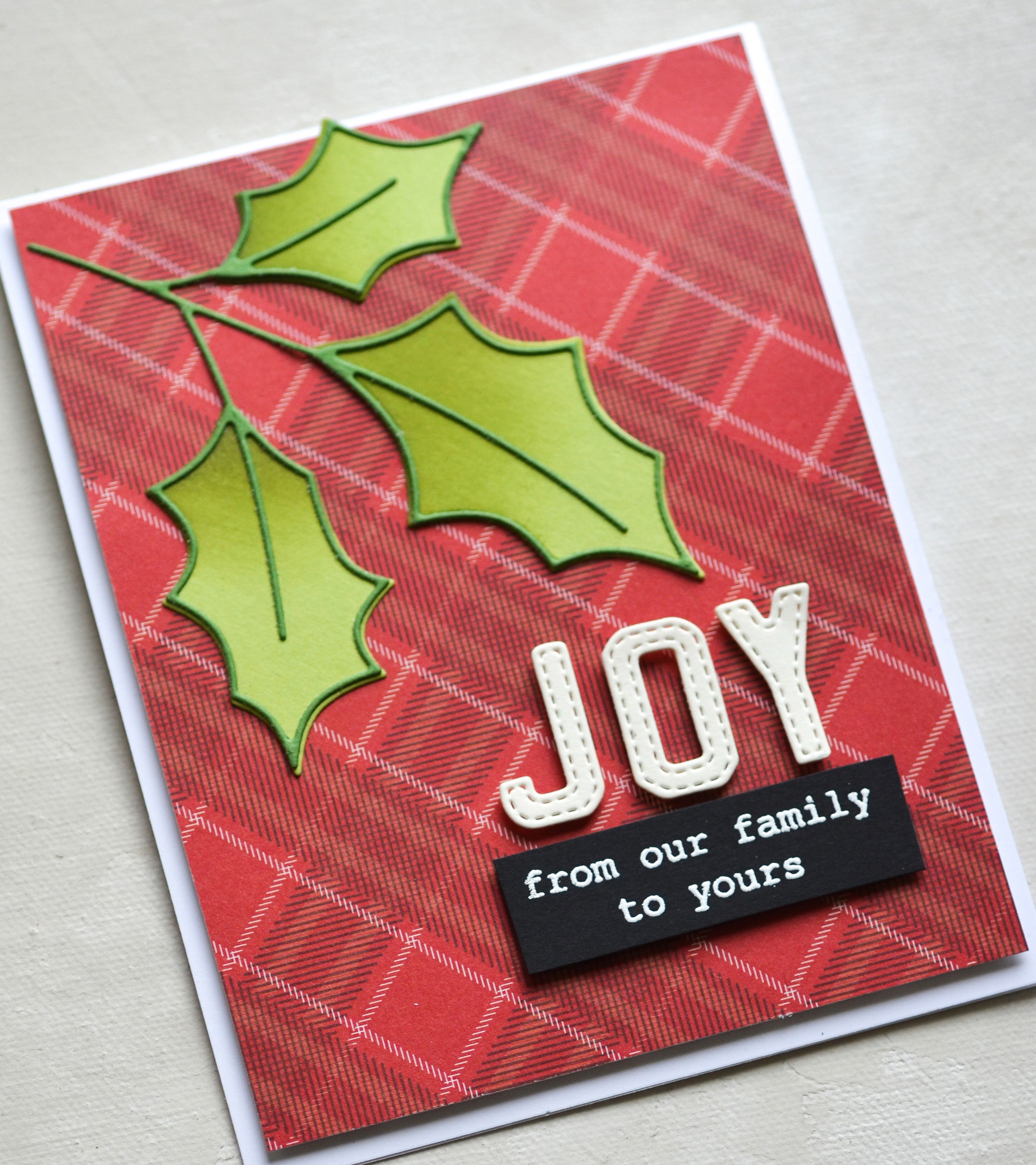 Scribble Holly Trio - Christmas Memory Box Craft Die
