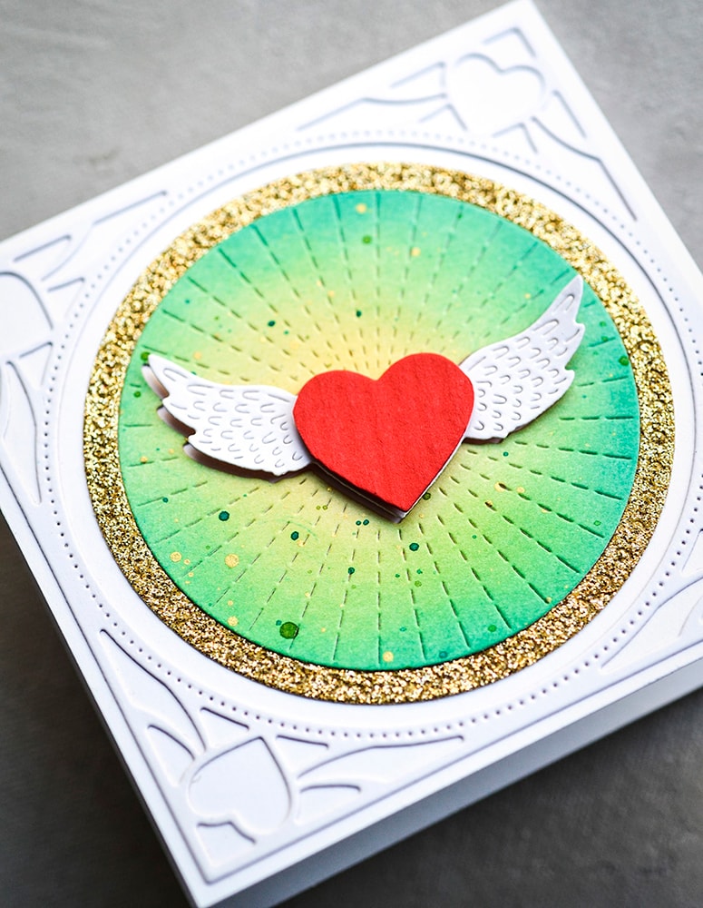 Winged Heart Frame - Craft Die Set