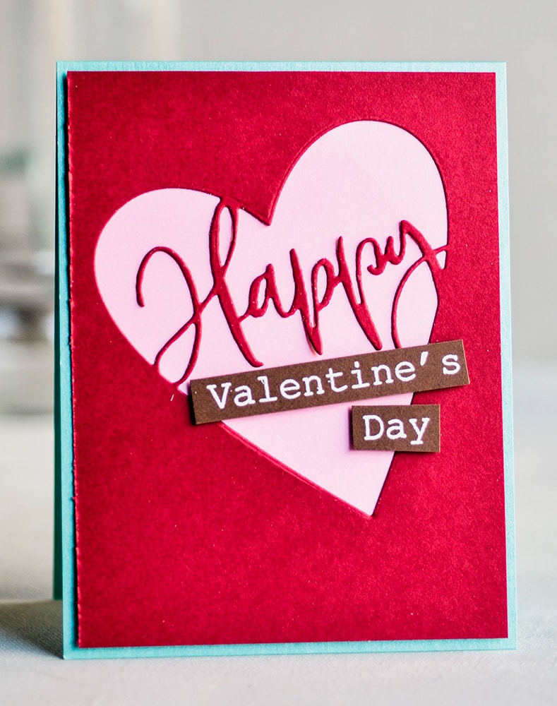 Happy Heart Collage - Craft Die